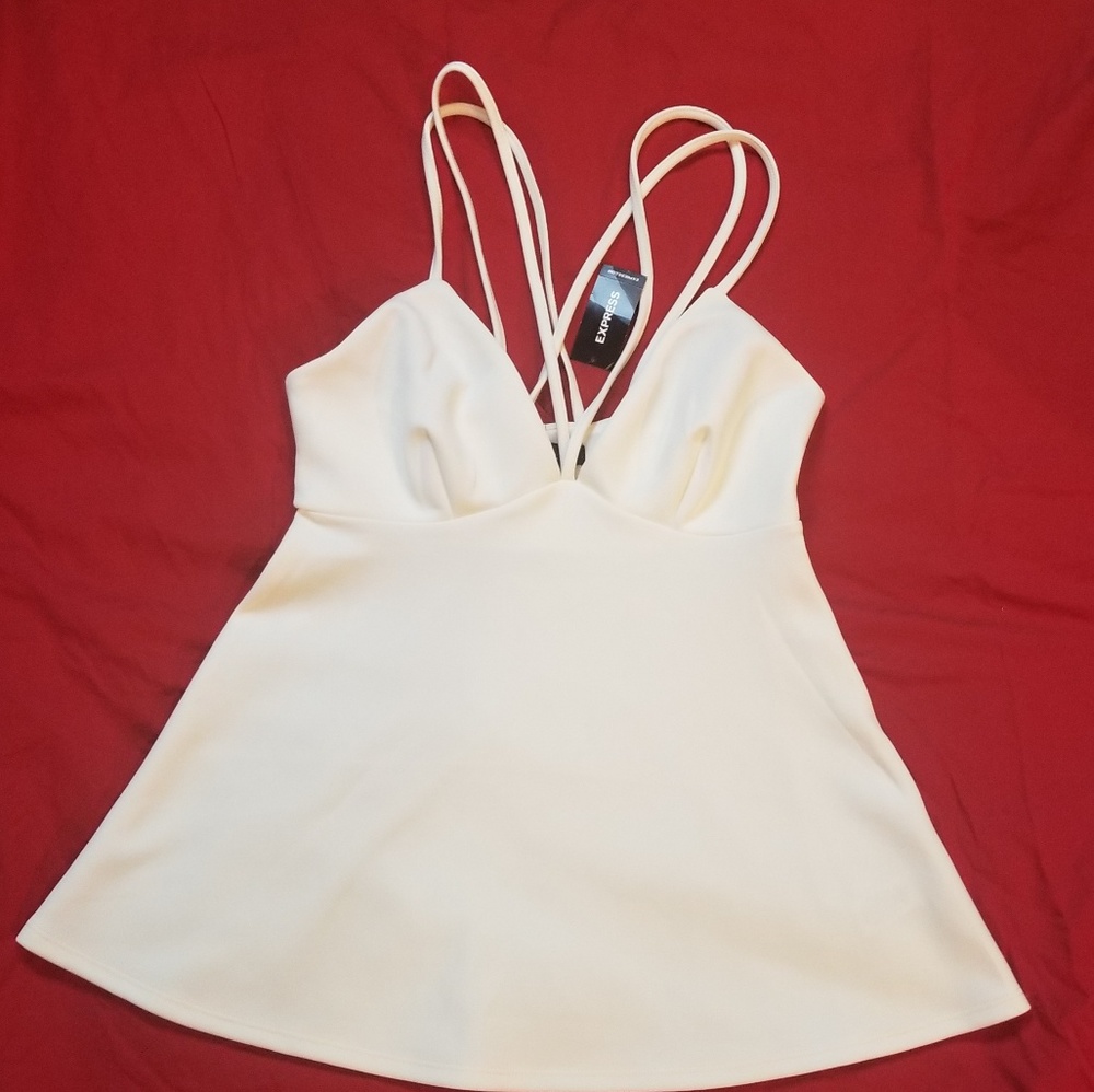 NWT Express XS cream top